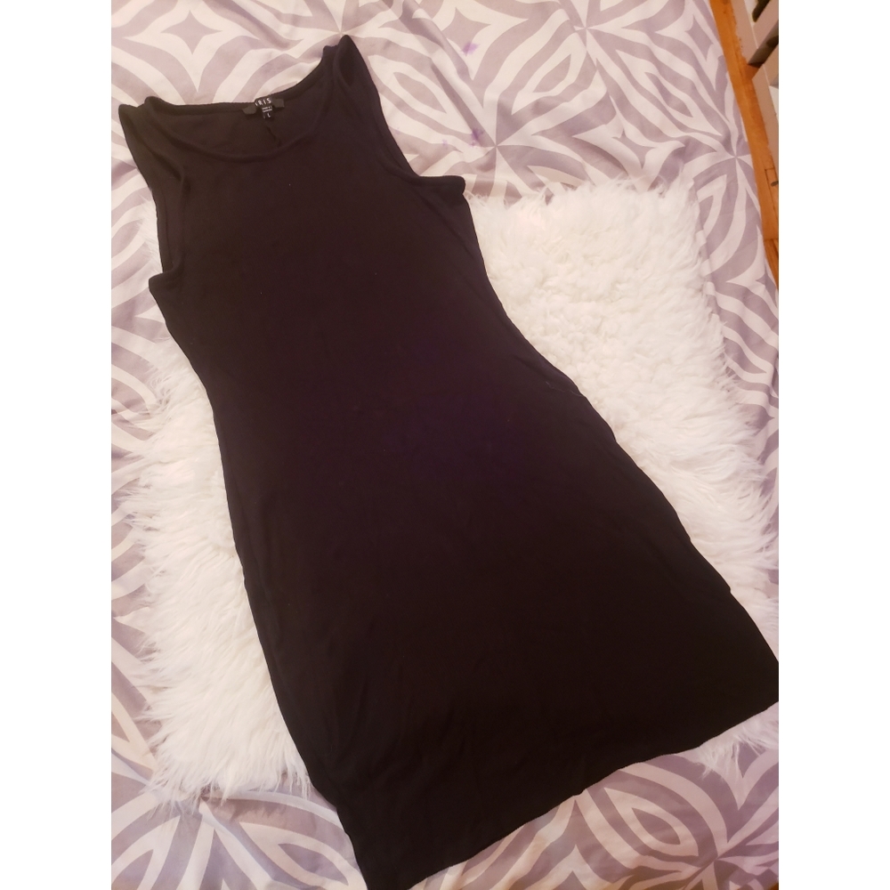 Ribbed midi dress